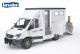 Bruder Mercedes Benz Sprinter Paardentransport met Paard 02533