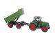 Kids Globe Farming Tractor with trailer green 41 cm 540520