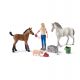 Schleich Farm Life 42486 Vet vistiting mare and foal