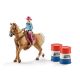 Schleich 41417 Barrel racing with cowgirl