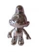 Zilverkleurige Smurf 20 cm