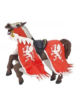 Papo History Red dragon king's horse 39388