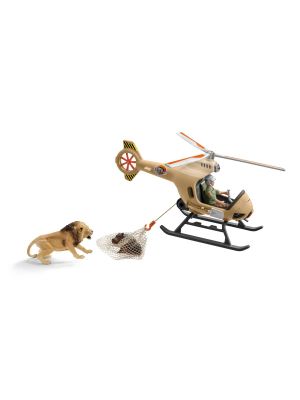 Schleich Wild Life 42476 Helicopter animal rescue