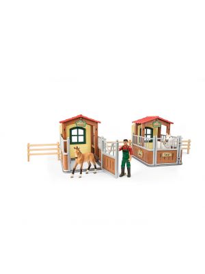 Schleich Farm Life 72116 Visit in the open stable