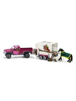 Schleich 72105 Horse Club Big Horse Show with Pickup and Horse Box 