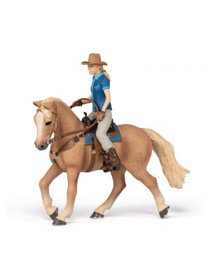 Papo Horses Cowgirl and her horse 51566