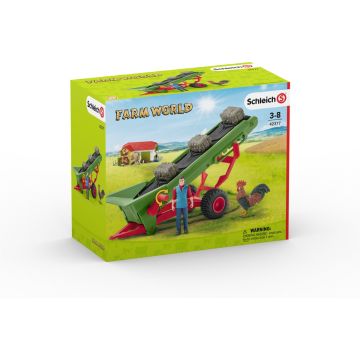 Schleich Farm Life Hay Conveyor with Farmer 42377