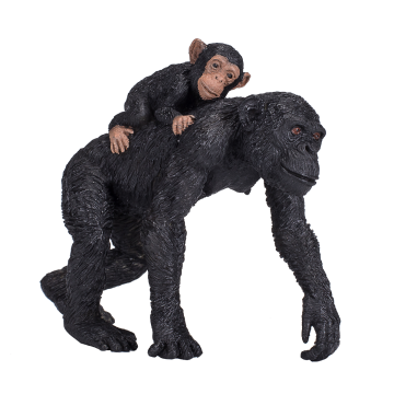 Mojo Wild Life Chimpanzee and Baby 387264