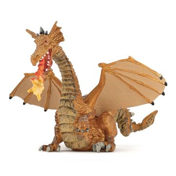 Papo Fantasy Golden Dragon with Flame 39095