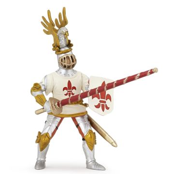 Papo History White knight fleur de lys 39790