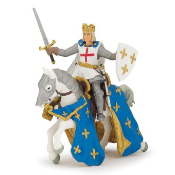 Papo History Saint Louis and his horse 39841