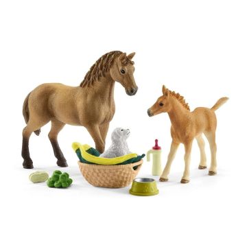 Schleich Horse Club Sarah's Care for Baby Animals 42432