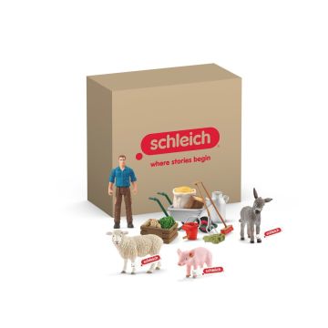 Schleich Farm World Animal Feeding 72287