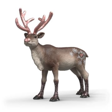 Schleich Wild Life Rose Gold Christmas Reindeer Exclusive 75004