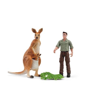 Schleich Wild Life Kangaroo Tour with the Ranger 81540