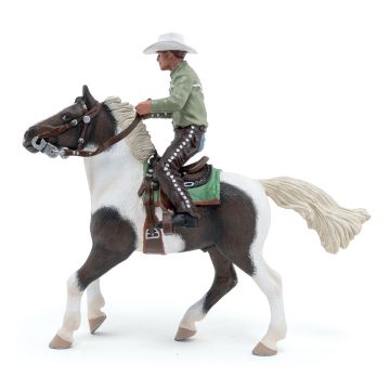 Papo Horses Cowboy and his horse 51573