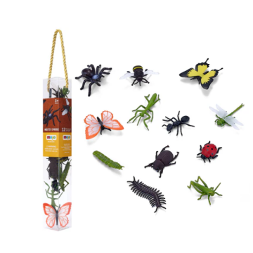 Mojo Wild Life mini insects and spiders 12st 380058