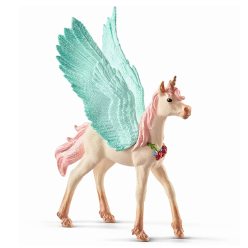 Schleich 70575 Bayala Decorated unicorn Pegasus, foal