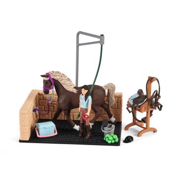 Schleich 42438 Club Emily & Luna Box de Lavage pour 