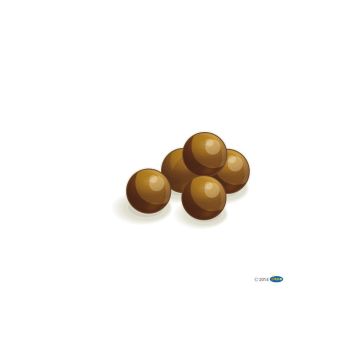 Papo History 5 catapult balls 39261