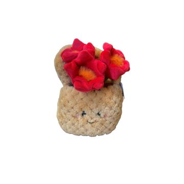 Take me home plant plush flower basket Red 18 cm 660671