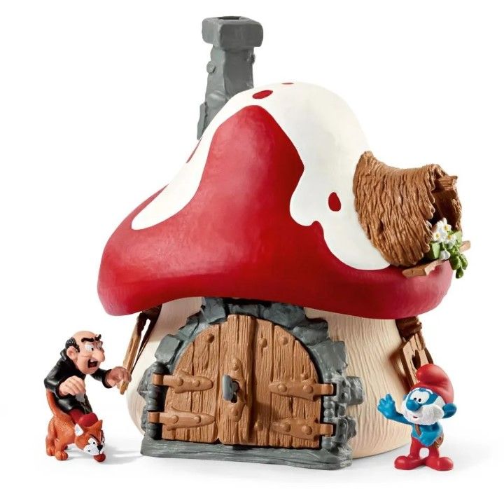 Schleich Smurf House 49027 スマーフ ハウス Schleich Smurfs Smurf House with 2 figurines 20803