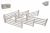 Kids Globe 6 wooden fences 1:24 white 510229