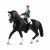 Schleich Horse Club Show jumper with horse 42358