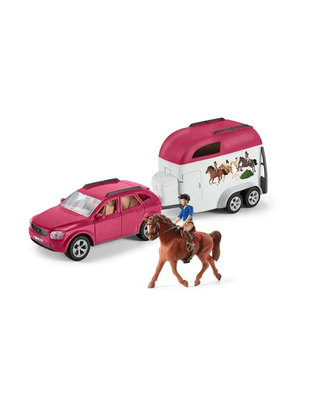 Schleich Horse Club Adventures with Car and Trailer