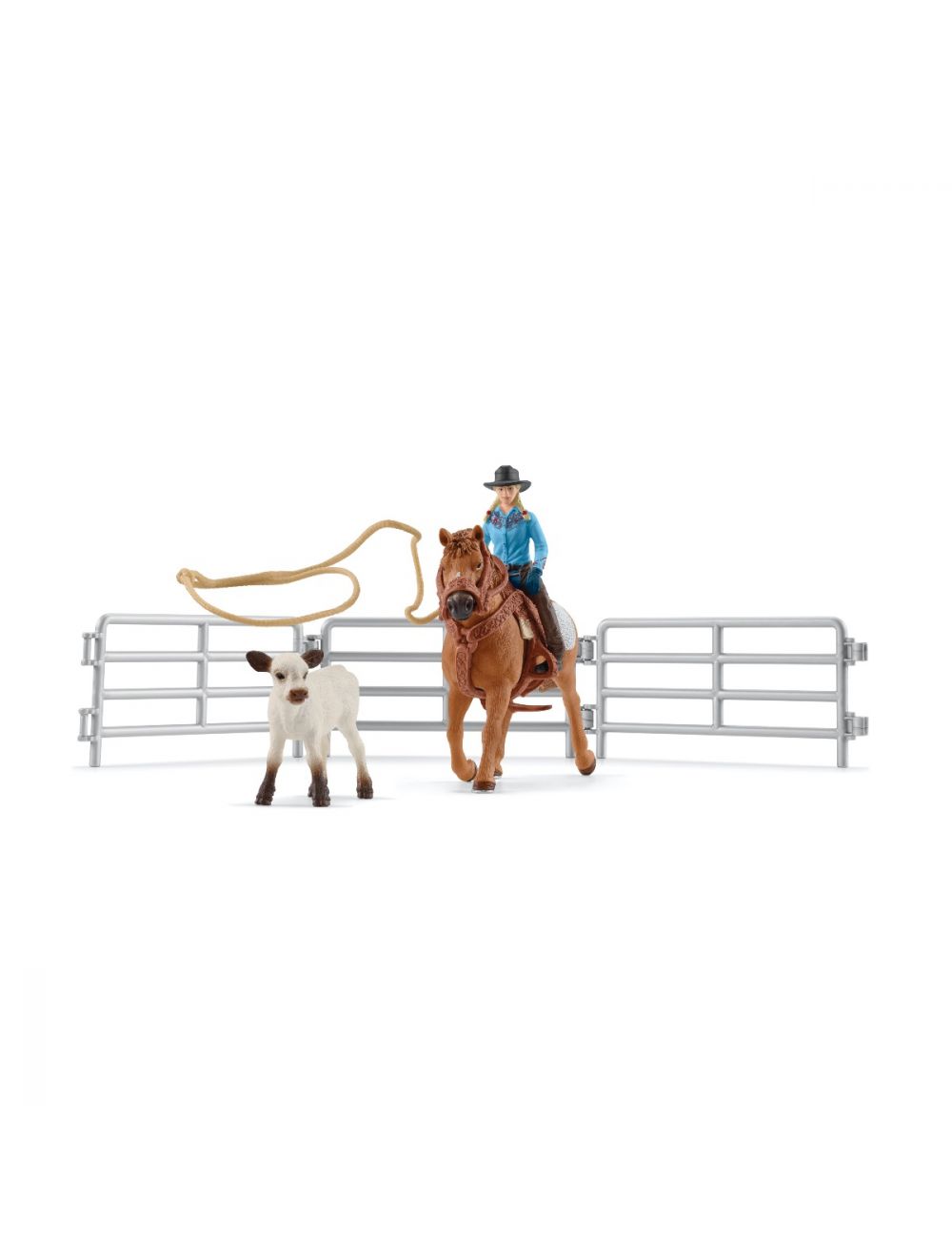 Schleich team roping with cowboy discount