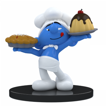 Blue Resin Cook smurf 700109