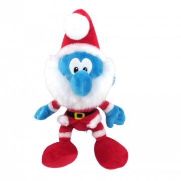 Plush Papa Smurf Santa Claus - 25 cm 755339