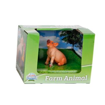 Kids Globe Farming Animal figure pig 5-6 cm 570449-3