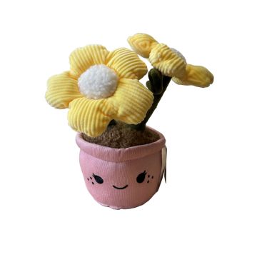 Take Me Home plant plush flower Yellow 18cm 660632