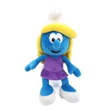 Plush Smurfette with purple dress - 20 cm 702009