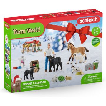Schleich Farm World Advent Calendar 2022 with 24 windows 98643