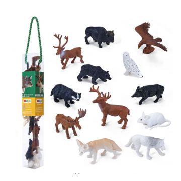 Mojo Woodland mini forest animals 12st 380054