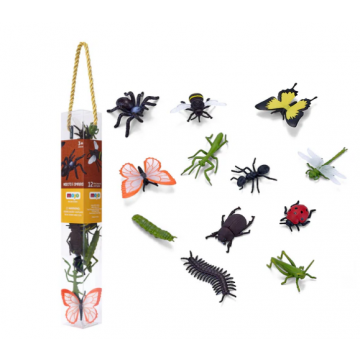 Mojo Wild Life mini insects and spiders 12st 380058