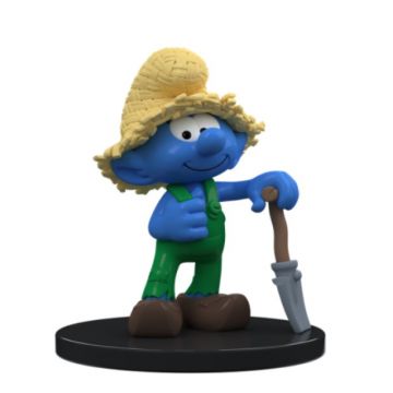 Blue Resin Farmer smurf 700111