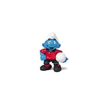 Schleich Smurfs Football player Smurf 20454