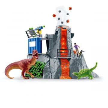 Schleich Dinosaur Volcano Expedition Base Camp 42564