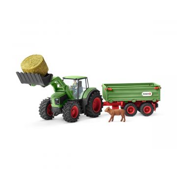 Schleich 42379 Farm Word Tractor with trailer