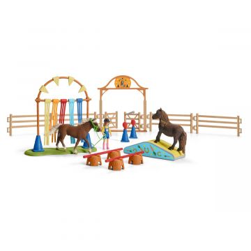 Schleich Farm World Pony Behendigheids Training 42481 