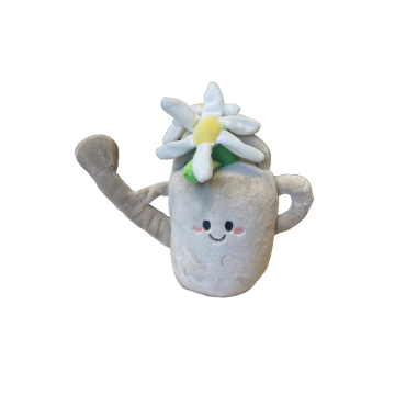 Take me home plant pluche gieter Grijs 20 cm 660673