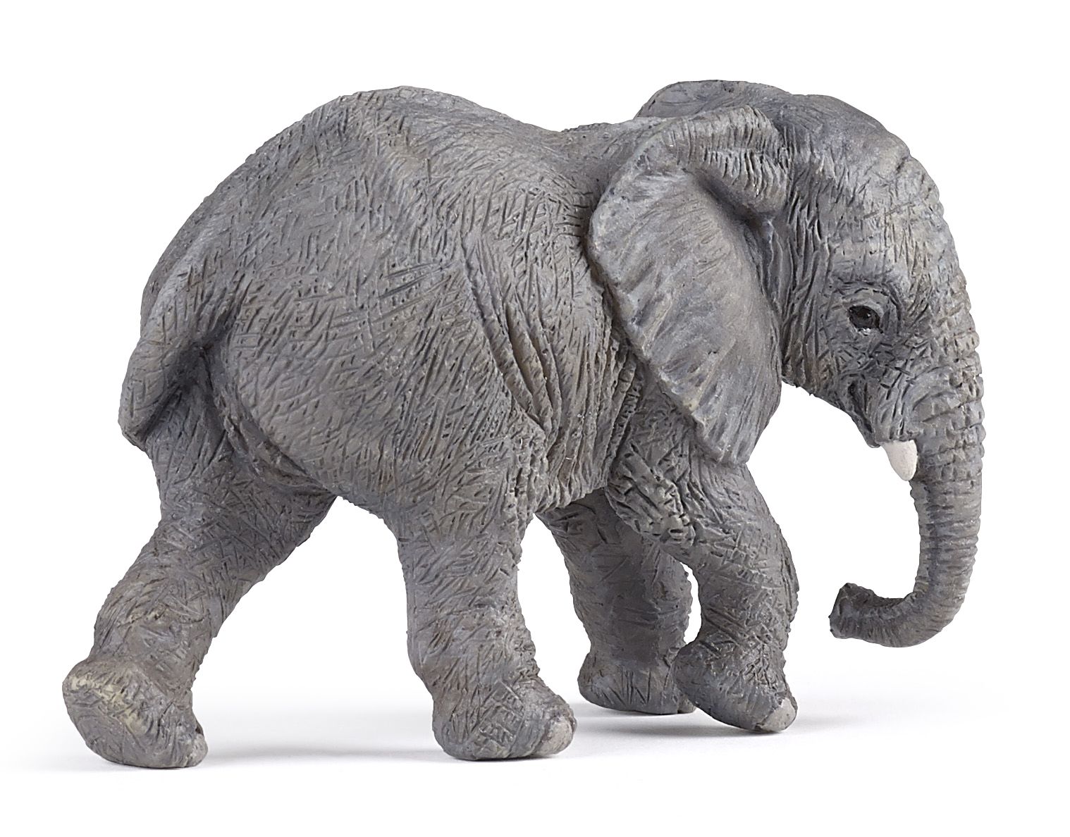 ●BLUE ELEPHANT● BABA ash brown Papo Wild Life Young African elephant 50169