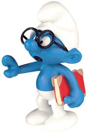 beruset fleksibel hvordan man bruger Plastoy Bril Smurf 11 cm
