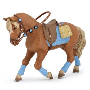 Papo Horses Paard Bruine Dressuur Pony 51544 