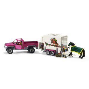 Schleich 42346 Pick up with horse box