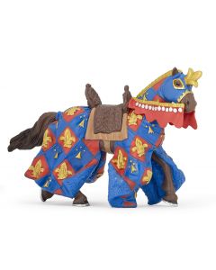 Papo History Blue horse fleur de lys 39787