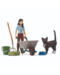 Schleich Horse Club Mucking & Grooming Playset 42747